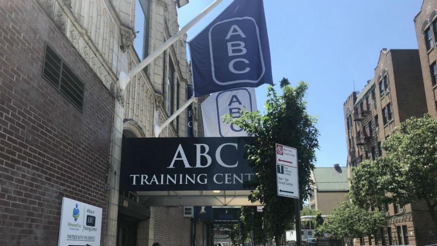 Side View of ABC Training Center's Entrance